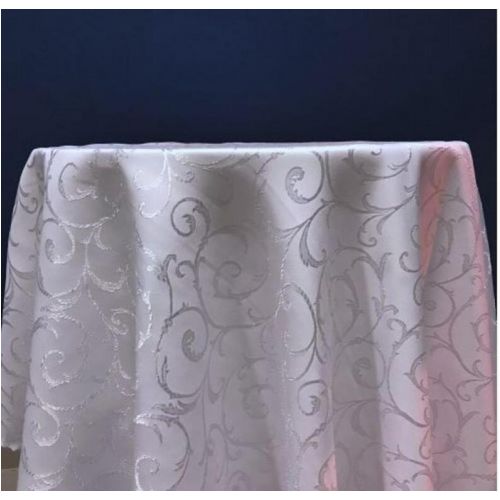 Obrus teflónový, biely Exclusiv, kruh 140cm