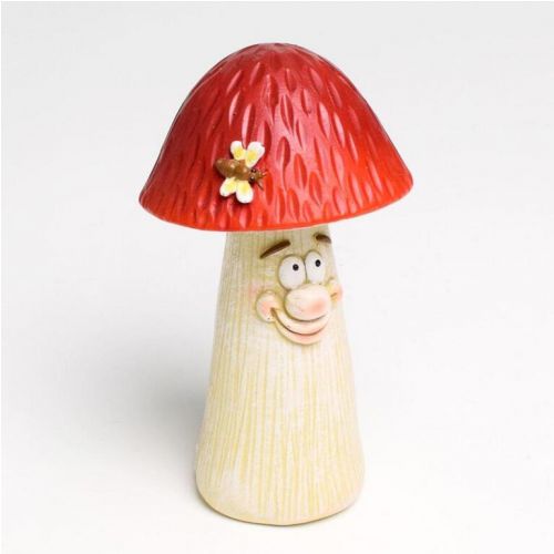 Dekorácia muchotrávka 7x7x13 cm