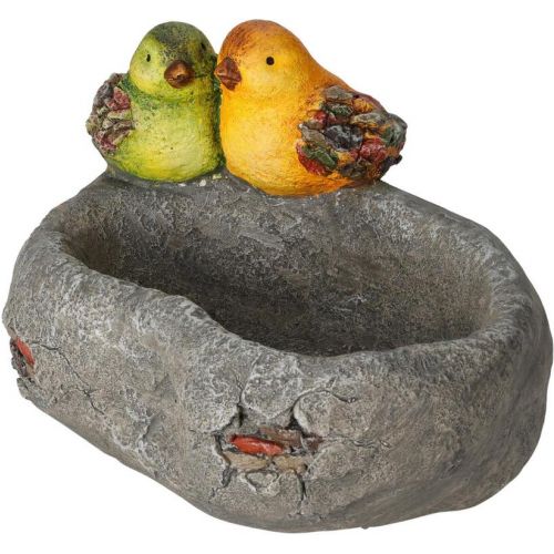 Krmítko s vtáčikmi 18 cm MGO