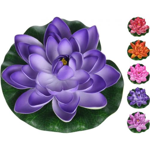 Dekorácia lekno do jazierka 18 cm mix