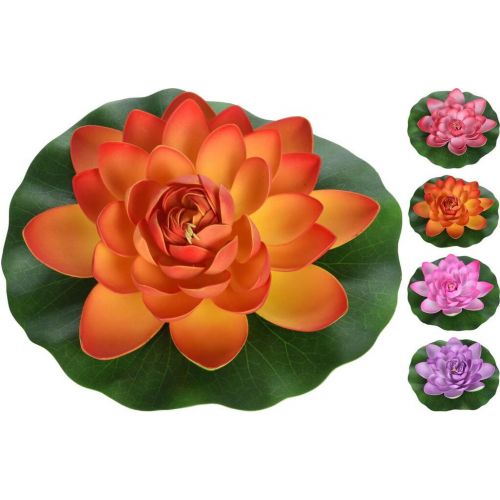 Dekorácia lekno do jazierka 28 cm mix