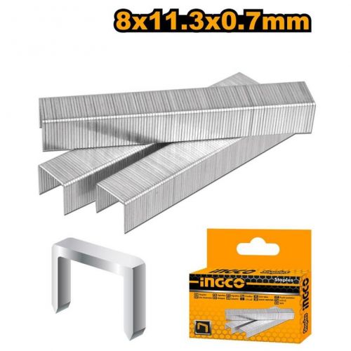 Sponky do zošívačky 11,3 x 0,7 x 8mm 1000ks INGCO