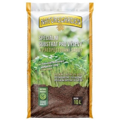 Substrát pre výsev a predpestovanie sadby 10L NATURE GARDEN