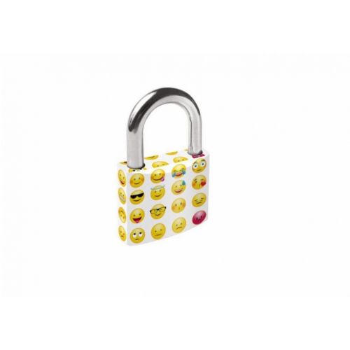 Zámok visiaci 38mm Emoji 3 kľúče