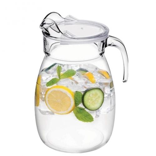 Džbán sklo 2,5 l NIAGARA hrubé sklo + veko