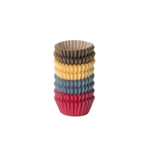 Cukrárske mini košíčky DELICIA 4 cm, 200 ks, farebné
