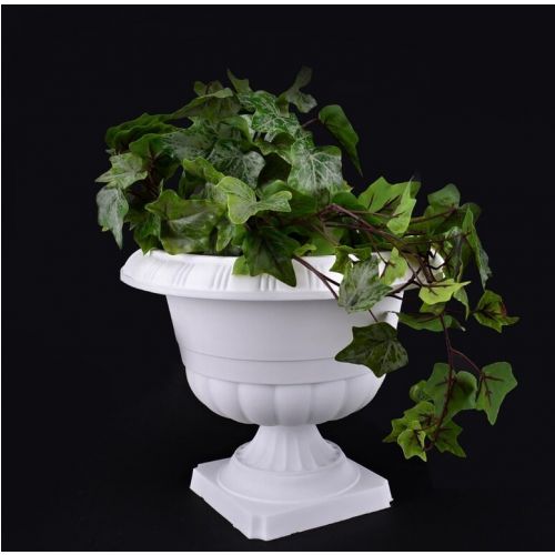 Kvetináč plastový priemer 28 cm AMFORA biely