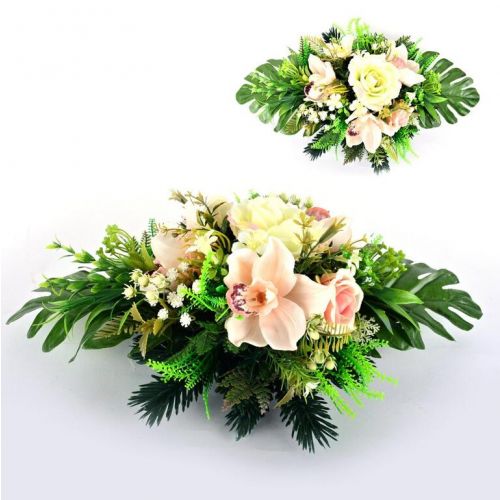 Ikebana náhrobná 43cm plast, SVK