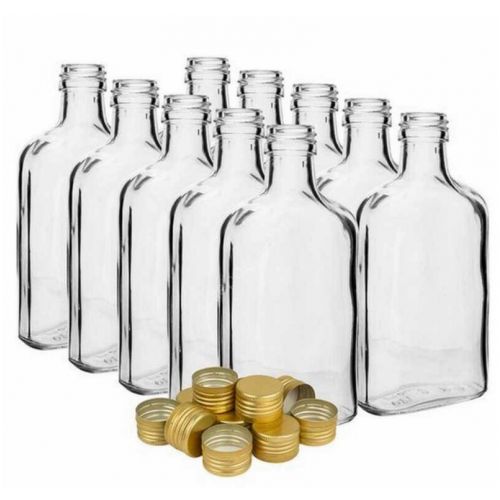 Fľaša na alkohol sklo 200 ml, uzáver na závit