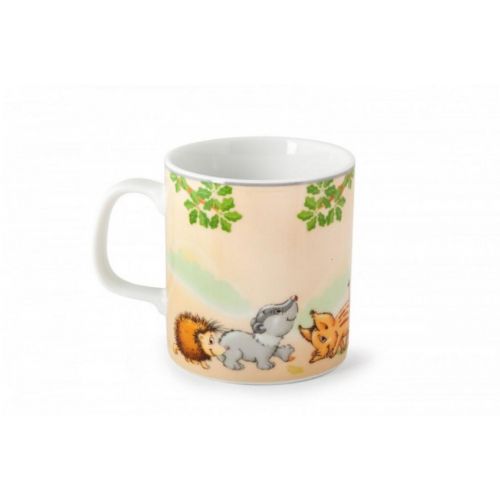 Hrnček detský porcelánový 225 ml lesné zvieratká
