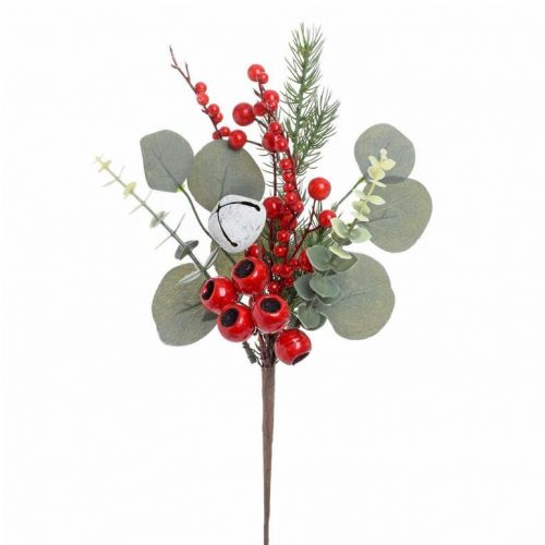 Ozdoba zapichovacia konár eucalypt+bobule 39 cm 
