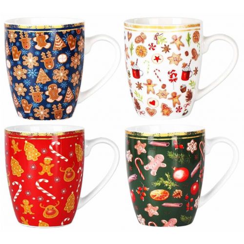 Hrnček porcelánový 360ml NOEL VIANOČNÝ mix