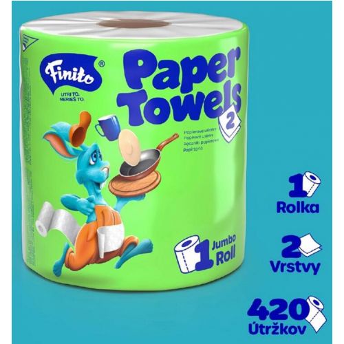 Utierka papierová v rolke 19cm/80m, 2-vrstvová, single
