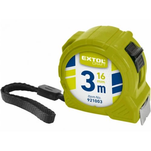 Meter zvinovací 3m/16mm, 1x brzda