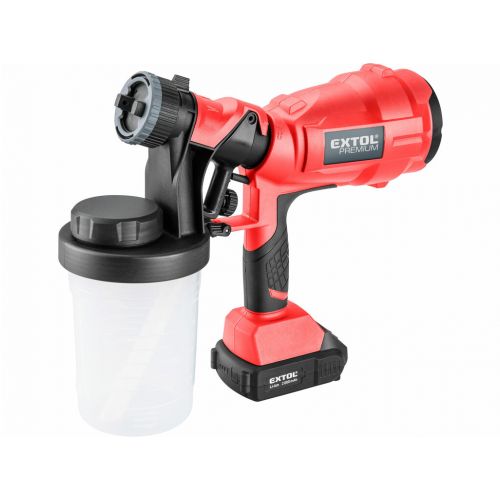 Pištoľ striekacia AKU, Share 20V, 1x2Ah, Lion, 2,4A nabíjačka