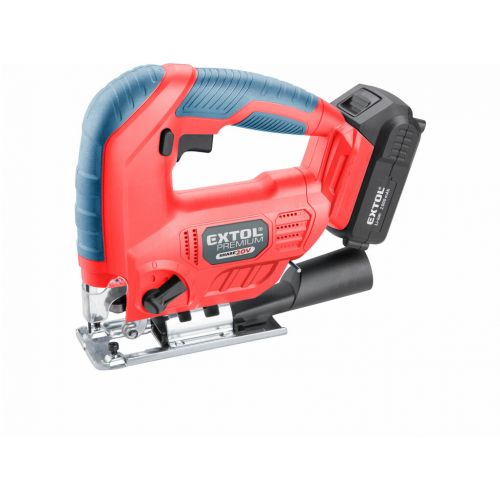 Píla priamočiara Share20V, 1x2Ah, nabíjačka 2,4A, zdvih 25,4mm, 0-45st, Bosch uhytenie plátku
