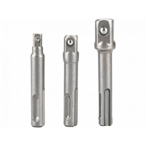 Adaptér pre nástrčné hlavice, 3KS,SDS+na 1/4""-38/""-1/2"