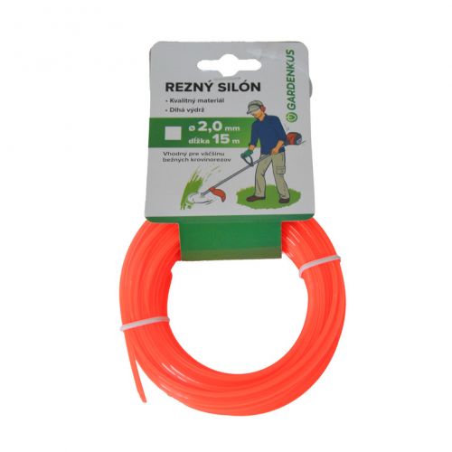 Silón rezný ŠTVOREC 2,0 mm/15 m GARDENKUS