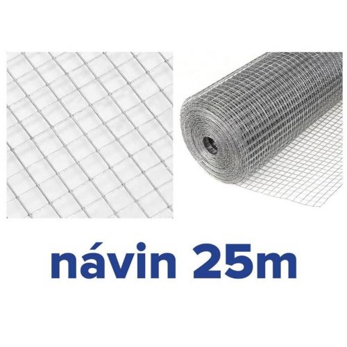 Pletivo pozinkované, štvorec, 19x19/1,4x1000x25m, zvárané, GARDENKUS