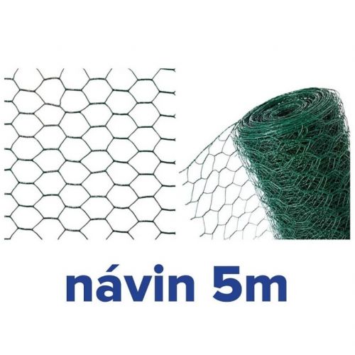 Pletivo chovateľské šesťhranné HEX 20/1x500 mm 5 m PVC GARDENKUS zajačie