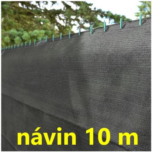 Sieť tieniaca antracit 2x10 m HDPE 80g/60% GARDENKUS