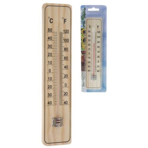 Teplomer vonkajší drevo 22cm KLC