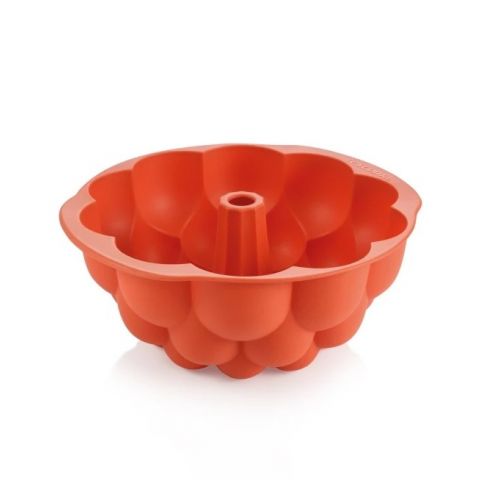 Forma na bábovku vysoká DELÍCIA Silicon PRIME, priemer 24 cm, malina