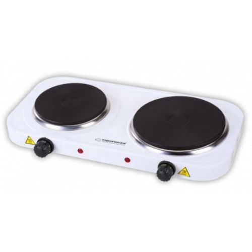 Varič elektrický biely dvojplatnička YELLOWSTONE 2500W KLC