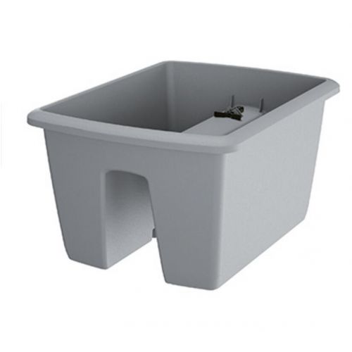 Truhlík na zábradlie plastový 398x298x209 mm RESPANA RAILING sivý