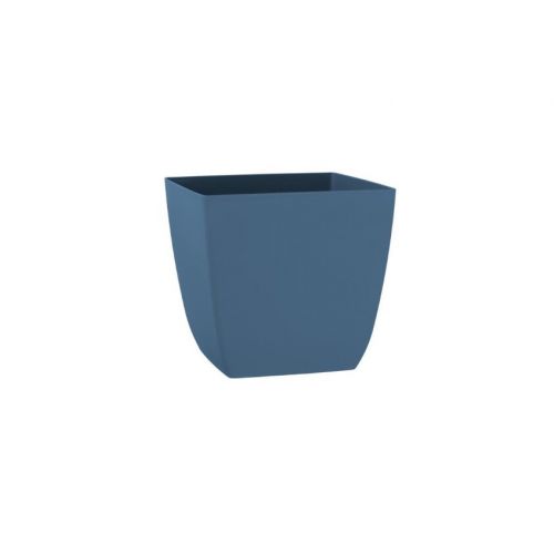 Kvetináč plastový priemer 150x150 mm SANTIAGO modrý výška 145 mm