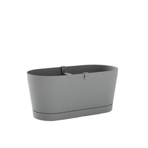 Truhlík s miskou plastový 400x190x180 mm VEGA sivý