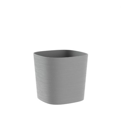Kvetináč plastový priemer 190x190 mm CAPRI sivý výška 170 mm