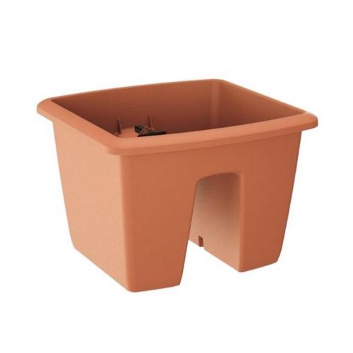 Truhlík na zábradlie plastový 288x298x209 mm RESPANA RAILING terakota