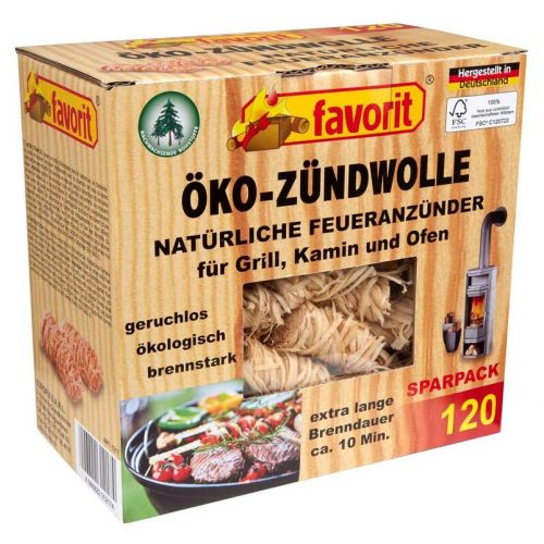 Podpaľovač hobliny, 120ks, FAVORIT