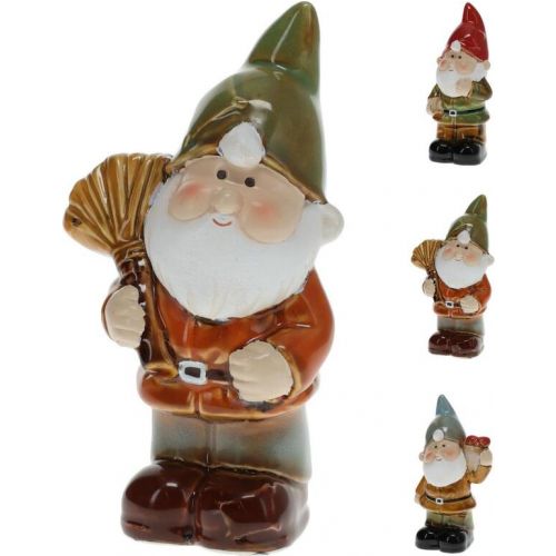 Postavička trpaslík 7,5x5,8x14 cm porcelán mix