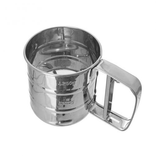 Cukornička na práškový cukor 10cm mechanická  nerez