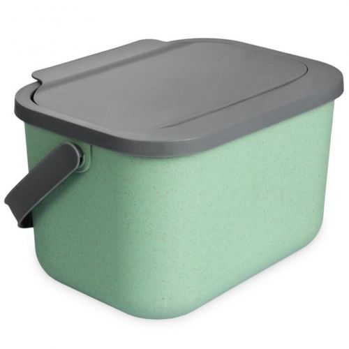 Kôš na bio odpad 6L 24.5x19x17,5 cm zeleno-sivý KLC