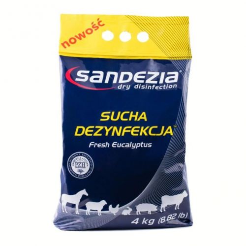 Dezinfekcia suchá 4kg SANDEZIA, pre hospodárske zvieratá KLC