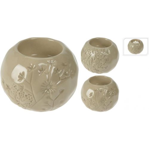 Svietnik porcelánový 7cm na čajovú sviečku, mix