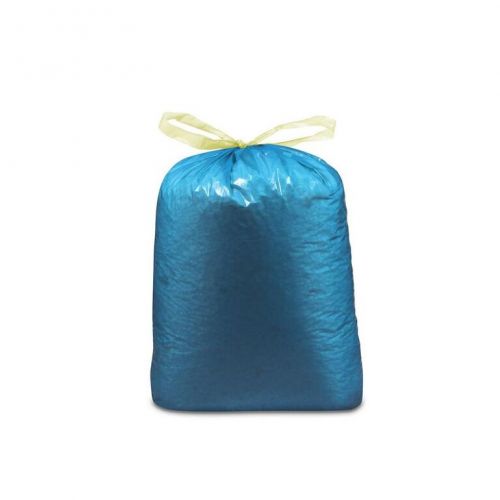 Vrecia na odpadky zaťahovacie MODRÉ. 70x100 10ks bal 120l