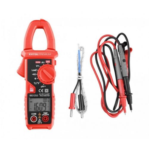 Multimeter kliešťový s autom. voľbou rozsahov, max 600V