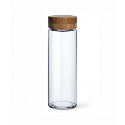 Fľaša športová sklo 1000 ml PURE AQUA bambusové skrutkovacie veko
