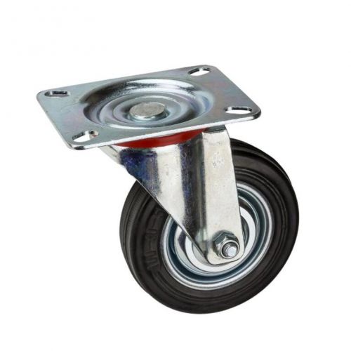 Koliesko gumové otočné, 100 mm, do 70 kg