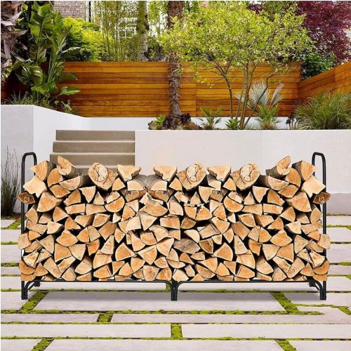 Stojan na drevo s plachtou 122 x 36 x 122cm GARDENKUS