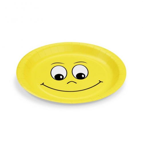 Tanier papierový SMILE o23cm, 10ks, jednorazový
