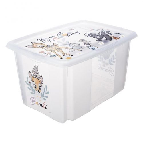 Box úložný 55,5x40x30 cm Bambi transparentný