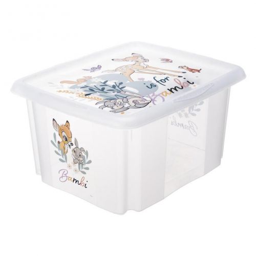 Box úložný 42,5x35,5x22,5 cm Bambi transparentný