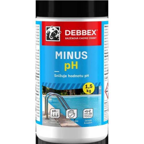 Chémia bazénová Cranit pH MÍNUS 1,5kg KLC