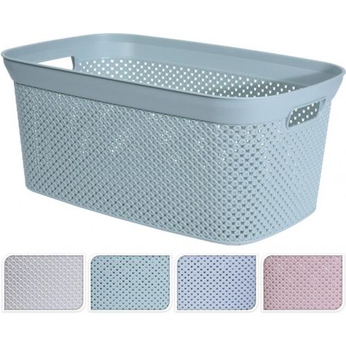 Kôš na čisté prádlo, plastový, 35L, mix