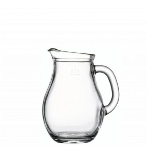 Džbán sklo 0,5L, BISTRO, číre, hrubé sklo